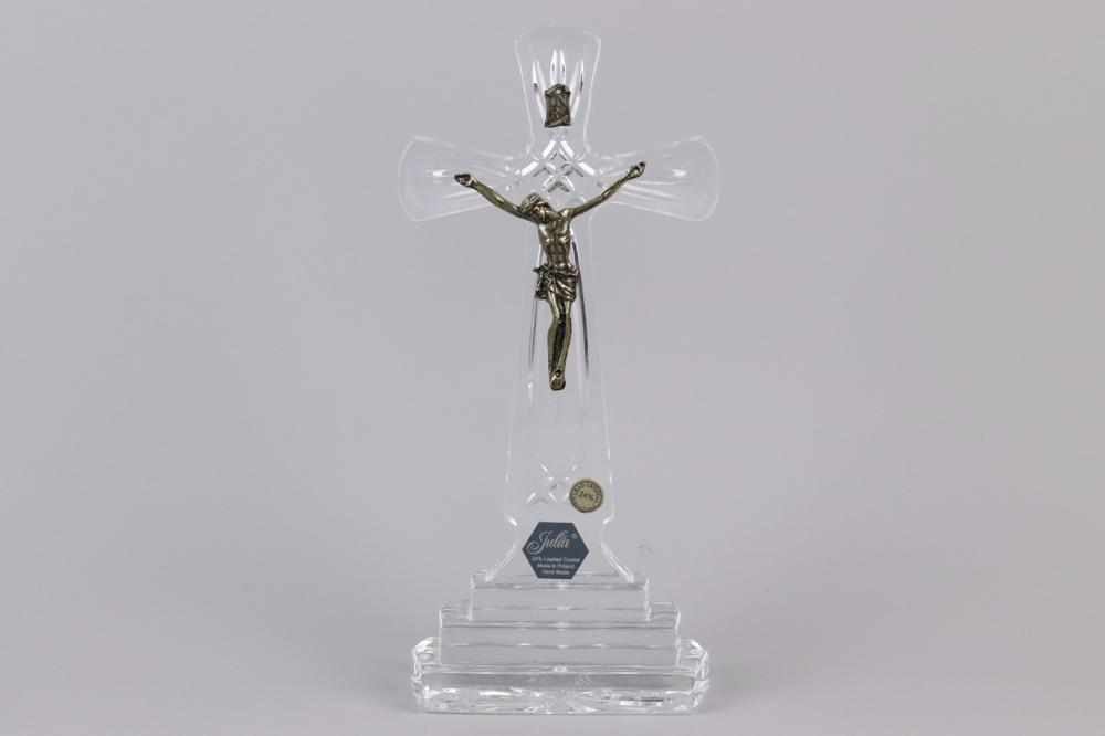 Krzyż kryształowy 23,2 x 11 cm CRYSTAL JULIA
