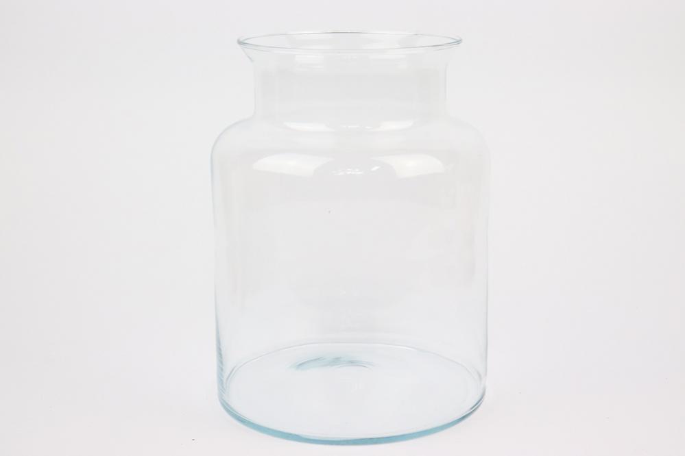 Wazon słój szklany z otworem wys. 25 cm
