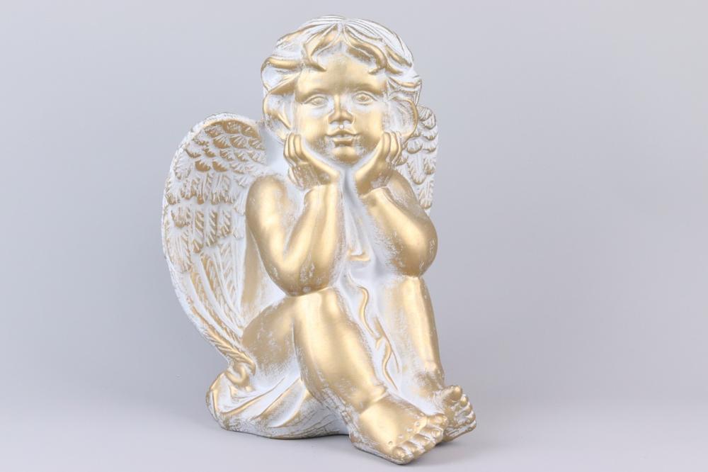 Figurka aniołek świąteczna 30 cm